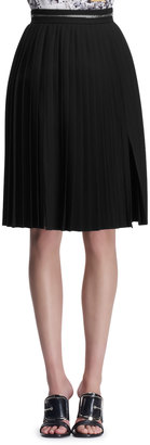 Givenchy Zipper-Waist Accordion Skirt