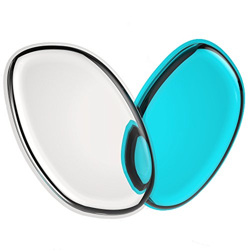 2 Pack Premium Silicone Makeup Sponge - Beauty Sponge for Makeup, Concealer and Foundation - Make Up Blender Sponges, Foundation Applicator for Cosmetic Blending