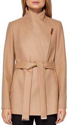 Keyla Short Wrap Coat