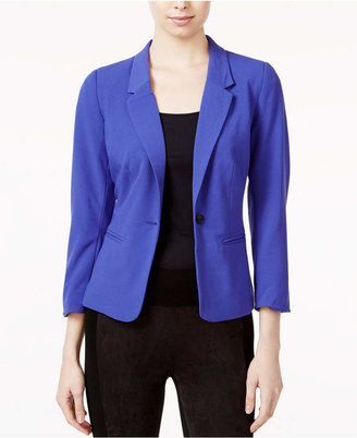 kensie Three-Quarter-Sleeve Blazer