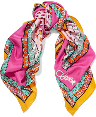 Diane von Furstenberg Diane Von Furstenberg Printed Silk-Twill Scarf