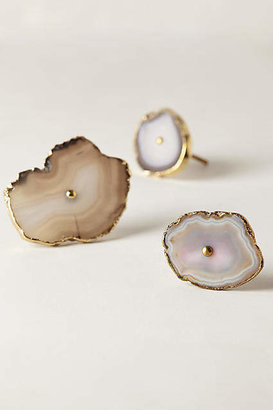 Anthropologie Swirled Agate Knob