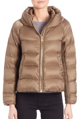 Burberry Brit Hooded Puffer Jacket