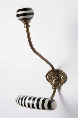 Anthropologie B & W Wall Hook