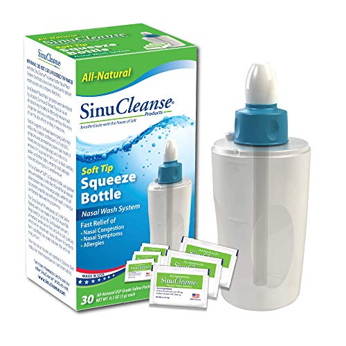 SinuCleanse Soft Tip Squeeze Bottle Nasal Wash System