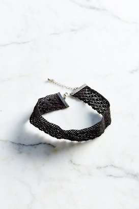 Maddison Wide Fabric Choker Necklace