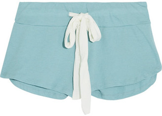 Eberjey - Heather Stretch-jersey Shorts - Light denim