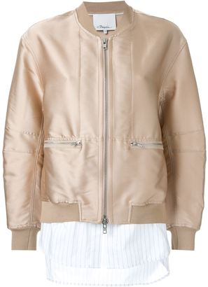 3.1 Phillip Lim shirt tail bomber jacket