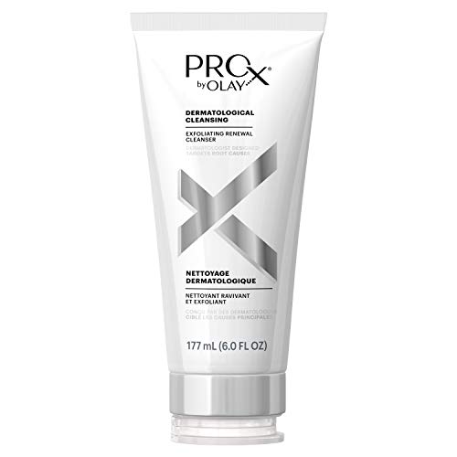 Face Wash by Olay Prox, Exfoliating Renewal Facial Cleanser, 6.0 Fluid Ounce Packaging may Vary