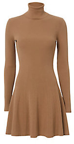 A.L.C. Delia Turtleneck Rib Flare Dress