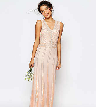 Maya Vintage Embellished Maxi Dress