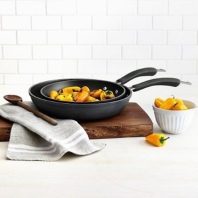 Epicurious Hard Anodized Nonstick 2-Piece Fry Pan Set
