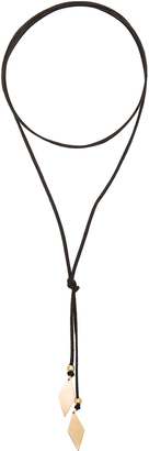 Vanessa Mooney Gold Diamond Wrap Choker