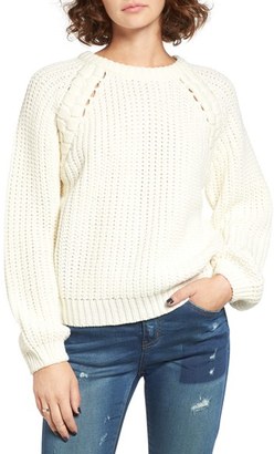 Women's J.o.a. Chunky Knit Raglan Sweater
