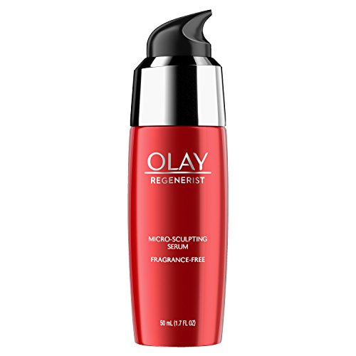 Face Serum with Collagen Peptide by Olay Regenerist, Fragrance Free Micro-Sculpting,  Advanced Anti-Aging,  1.7 oz