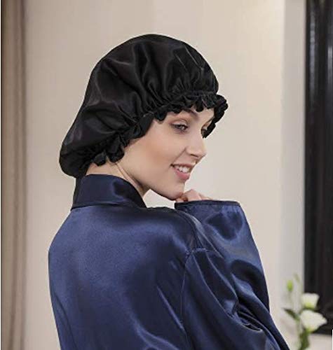 Silk Night Cap by One Planet - Head Cover Bonnet for Beautiful Hair - Wake Up Perfect Daily!