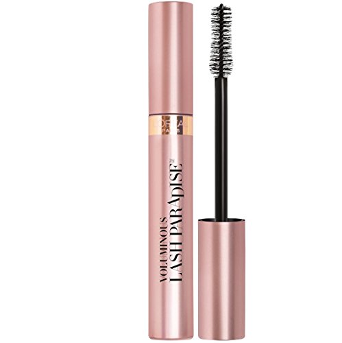 L'Oreal Paris Makeup Lash Paradise Mascara, Voluptuous Volume, Intense Length, Feathery Soft Full Lashes, No Flaking, No Smudging, No Clumping, Blackest Black, 0.28 fl. oz