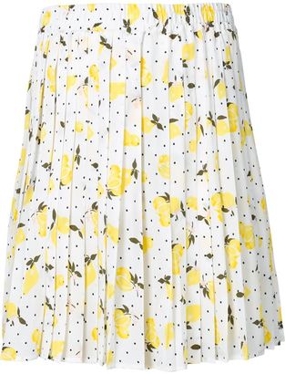 Piamita pleated mini skirt