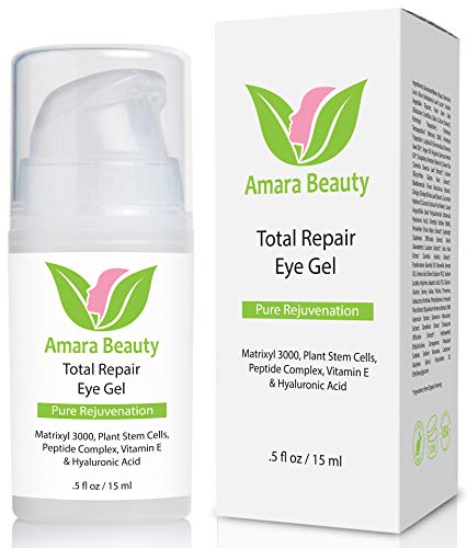 Eye Cream Gel for Dark Circles and Puffiness with Peptides & Hyaluronic Acid.5 fl. oz.