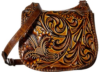 Patricia Nash Borghetto Braided Saddle Bag