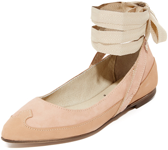 Free People Pressley Wrap Ballet Flats
