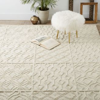 Variegated Knot Wool Rug
