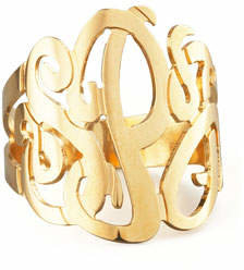 Jennifer Zeuner Three-Initial Monogram Ring