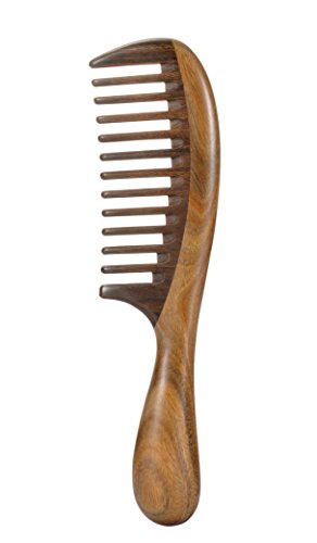 Louise Maelys Hair Wooden Wide Tooth Comb