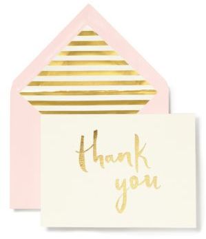 Kate Spade New York Paint Brush Thank You Card Set