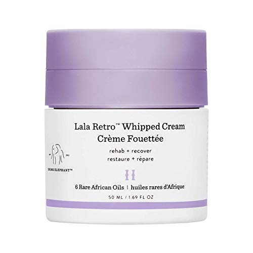 Drunk Elephant Lala Retro Whipped Cream - Anti-Aging Moisturizer for Dry Skin (1.69 fl oz)
