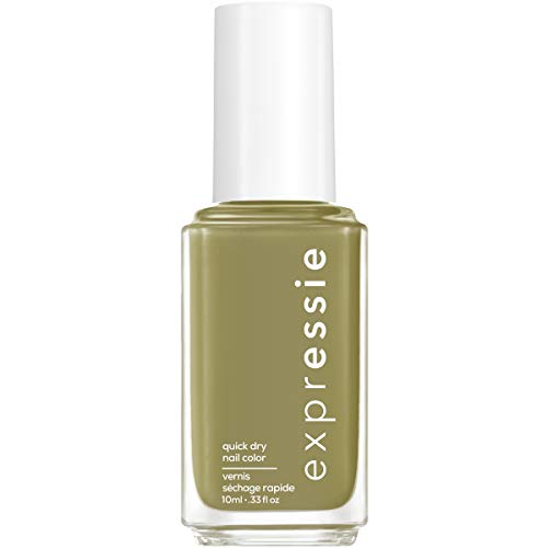 essie expressie Quick-Dry Nail Polish, Olive Green