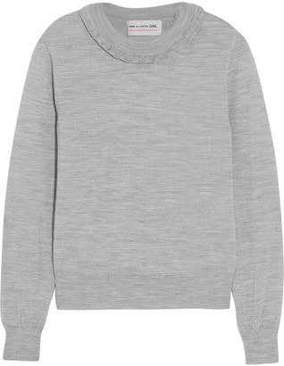 Comme des Garçons GIRL Ruffled Wool Sweater