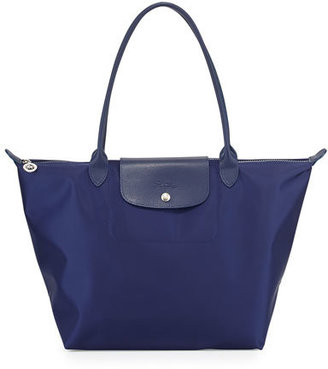Longchamp Le Pliage Néo Large Nylon Tote Bag, Navy