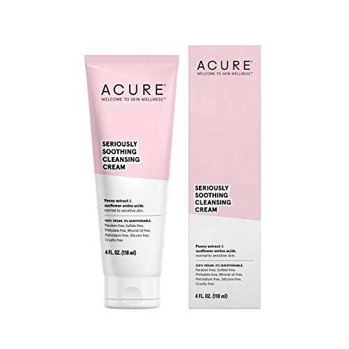 Acure | Seriously Soothing Cleansing Cream | 4 Fl. Oz. (Packaging May Vary)