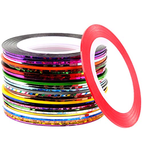 32 Colors Nail Striping Tape Line