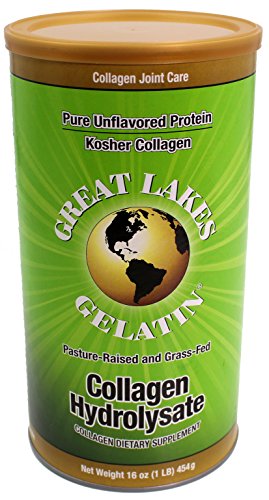 Great Lakes Gelatin - Collagen Hydrolysate Kosher - Unflavored Protein - 16 oz