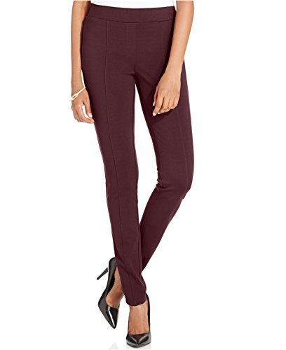 Style & co. Stretch Seam-Front Ponte Leggings (Large, Rhone)