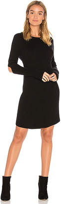 MONROW Elbow Slash Sweater Dress