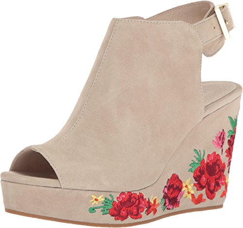 Kenneth Cole New York Women's Olani Wedge Sandal Taupe 7.5 M US