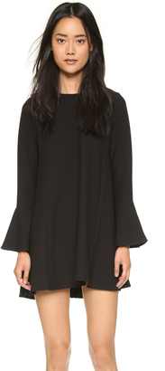 WAYF Flutter Sleeve Dress
