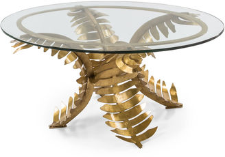 Amanda Nisbet for OKL Palm Oval Coffee Table, Gold