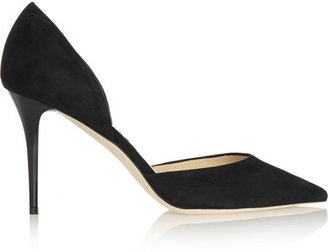 Jimmy Choo - Addison Suede Pumps - Black