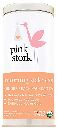 Pink Stork Morning Sickness Tea: Ginger-Peach