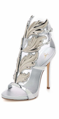 Giuseppe Zanotti Metal Wing Sandals