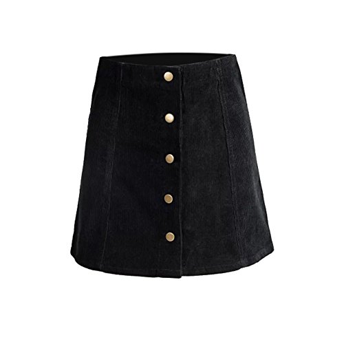 Corduroy A-Line Mini Skirt