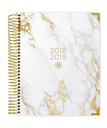 bloom daily planners 2018-2019 Academic Year Hard Cover Vision Planner - Monthly and Weekly Column View Day Planner - (August 2018 - July 2019) - 7.5