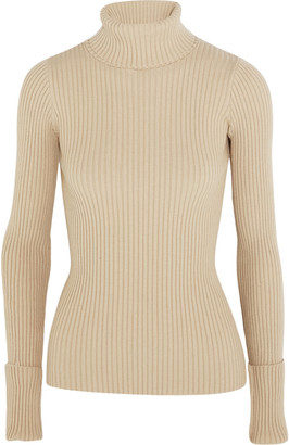Jacquemus Ribbed Stretch-Knit Turtleneck Sweater