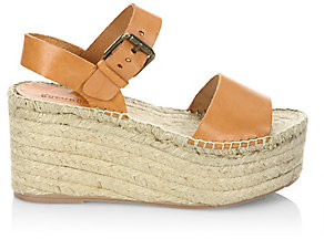 Soludos Women's Minorca Leather High Platform Sandals