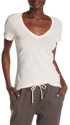 James Perse Slub Cotton V-Neck Tee