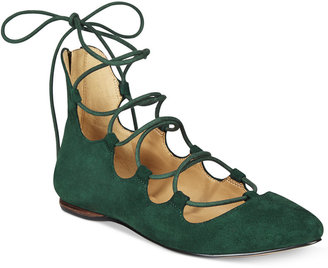Nine West Signmeup Lace-Up Flats